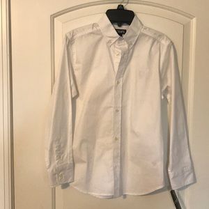 NEW. NWT Boys white button down ls shirt. Make an offer